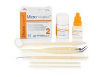 Micron Superior Glass Ionomer Dental Cement Permanent for Tooth Filling, Tooth Repair Kit, A2 Natural Shade, Professiona Use Only, Self- curing, Self adherent