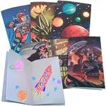 DEBRA DALE DESIGNS Blank books for Kids - 60 Blank Pages - 5.5" x 8.5" Sketch Book - Colorful Cover Notebooks with Unique Adventure Images Encourage Creativity - Six Books - Made RIGHT in the U.S.A.