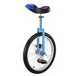 Unicycles for Adults, 20 Inch Wheel Unicycle Uni Cycle Balance Exercise Fun Bike Fitness Scooter Circus, Adjustable Seat, Loads 150kg/330 Lbs