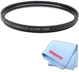 77mm Pro series Multi-Coated High Resolution Digital Ultraviolet Filter For Canon EF 70-200mm f/2.8L IS II USM Lens, Canon EF-S 10-22mm f/3.5-4.5 USM Lens, Canon EF 100-400mm f/4.5-5.6L IS USM Lens, Canon EF 17-40mm f/4L USM Lens, Canon EF 24-105mm f/4L IS USM Autofocus Lens, Canon EF 24-70mm f/4L IS USM Lens, Canon EF-S 17-55mm f/2.8 IS USM Lens, Canon EF 70-200mm f/2.8L USM Lens, Canon EF 24mm f/1.4L II USM Lens, Canon Zoom Wide Angle-Telephoto EF 28-300mm f/3.5-5.6L IS USM Autofocus Lens, Canon EF-S 17-55mm f/2.8 IS USM Lens, Canon EF-S 10-22mm f/3.5-4.5 USM Lens