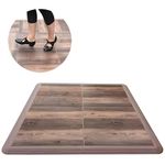 Artan Portable Dance Floor Tiles for Ballet, Tap, Jazz, and Irish Dancing, 4 pc. Set Indoor Heavy-Duty Interlocking Flooring for Practice and Training, Kids and Adults