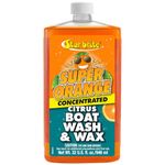 STAR BRITE Super Orange Citrus Boat Wash & Wax - Premium Concentrated Formula for Ultimate Shine & Protection - 32 OZ (094632)