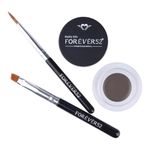 Forever52 Daily Life Long Wear Gel Eyeliner & Tattoo, Waterproof Smudgeproof Long Lasting Cream Eyeliner Gel With 2Pcs Brushes For Smooth Aplication Gt003