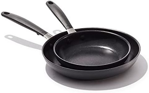 OXO Good Grips Non-Stick 20 & 26cm Frying Pan Set, Black