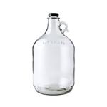 FastRack Glass Water Bottle Includes 38 mm Polyseal Cap, 1 Gallon Capacity