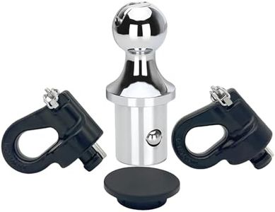 60692 Puck System Gooseneck Hitch Ball Kit Compatible with Ford F250 F350 F450 2013-2024, Compatible with Chevrolet Silverado GMC Sierra Nissan Titan XD 2016-2024 (30000 Lbs GTW/7500 Lbs VTW)