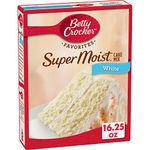 Betty Crocker Super Moist Cake Mix White Pouch, 461 g