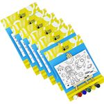 The Talking Canvas Printed Canvas Painting Kit with Easel Stand | Pack of 6 | Art and Craft Kit for Girls and Boys | Return Gift for Birthday Parties | Return Gifts - Space Theme