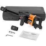 Stark Industrial 1" inch Air Impact Wrench Gun Long Shank Pneumatic Truck (38mm & 41mm Socket) with Carrying Case