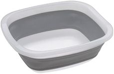 Progressive Prepworks by Collapsible Dish Tub, Large 10 Quart Capacity, Pop Up Portable Dish Tub, Washing Basin