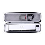 XANAD Hard Case for Brother DS-640D / DS-740 / DS-940DW / DS-720D / Doxie Go SE Document Scanner (Grey Lining)