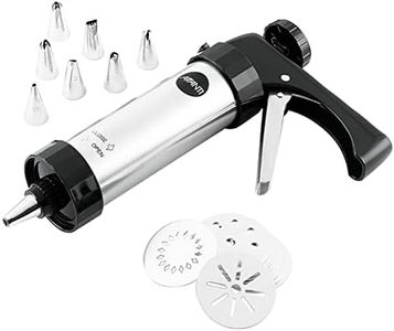 Avanti Cookie Press and Icing in Luxury Box 21-Pieces Set Silver/Black (12796)