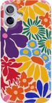 Casely iPhone 16 Case | Flower Patc