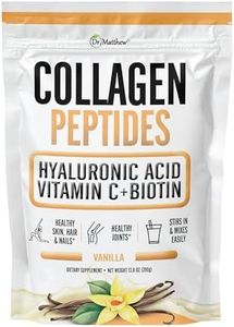 Dr. Matthew Collagen Peptides Vanilla Powder with Biotin, Vitamin C and Hyaluronic Acid