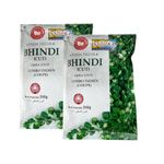 Ashoka Bhindi (Okra) cut, Frozen vegetable, Fresh Okra, Lady's Finger, Ready-to-Use Cut Slices, Quick and Delicious Taste, Indian Origin - 310g (PACK OF 2)