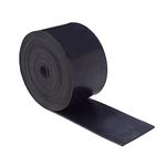 DOBTIM Neoprene Rubber Strips 1/16 (.062)" Thick X 2" Wide X 10'Long, Solid Rubber Rolls Use for Gaskets DIY Material, Supports, Leveling, Sealing, Bumpers, Abrasion, Flooring, Black
