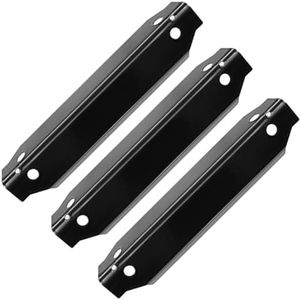 Utheer Grill Parts Heat Plates Replacement for Dyna-Glo DGC310CNP-D 3-Burner Propane Gas Grill, Porcelain Steel Heat Shield Tent Flavor Bars Flame Tamer Parts, 3 Pack