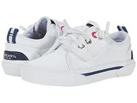 Sperry Girl's, Pier Wave Jr Boat Shoe - Toddler & Little Kid white Size: 5 Toddler