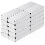 MIN CI 20Pack Neodymium Magnets, 20x10x3mm Rare Earth Magnets Strong Magnets Bar, Fridge Magnets Small Magnets for Crafts Square Magnet for Whiteboard Office DIY Tool Flat Magnets