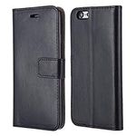 amaze!uk iPhone 5s / 5 / SE Case Leather Wallet Flip Open Pocket ID Credit Card Holders/Kickstand Case Cover (iPhone 5s / 5 / SE)