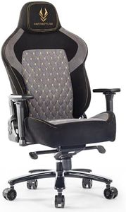 Fantasylab Gaming Stuhl Stoff Ergonomischer Gaming Stuhl 200kg Belastbarkeit Bürostuhl 200kg Gamer Stuhl mit Lendenwirbelstütze chefsessel belastbarkeit Schreibtischstuhl Gaming Chair
