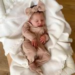 cosheng -19 Inch Full Body Vinyl Lovely Real Look Reborn Baby Doll Girl Realistic Newborn Baby Doll Sleeping Silicone Bebes Reborn Toy for Kids Age 3+