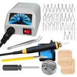 FIRElood LH20 Wood Burning Kit,Wood Burning Tool, Adjustable Temperature Wood Burner Kit,professional wood burning kit for Adults Beginners Craft,pyrography pen Comes With 30Pyrography Wire Tips