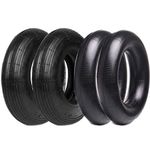 (2-Set) AR-PRO 4.80/4.00-8" Tire and Inner Tube Set - Universal Replacement Tires and Inner Tubes with 15.5" Outer Tire Diameter and 4.80" Tire Width - Fits on Dollies, Trolleys, Wagons, and More