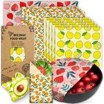 Reusable Beeswax Wrap - 9 Pack Eco-