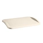 Emile Henry EH567617 Stone Maestro Rectangular Pizza Pan, Ceramic, Oven and Barbecue 43 x 23 cm