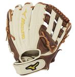 Mizuno GCF1200F3 Classic Series Fastpitch Softball Gloves, 12", Right Hand