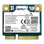 NETELY Wireless-AC 8265HMW Mini-PCIE Interface WiFi Adapter-Wireless-AC 1200Mbps (2.4GHz 300Mbps & 5GHz 867Mbps) Network Card with WiFi Audio Adapter (Wireless-AC 8265HMW)