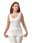 Lux Inferno Ladies Slips Thermal Vest | Regular Fit | White