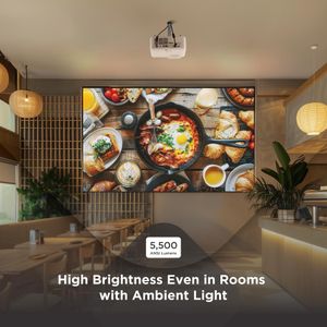 ViewSonic LS740HD Laser Projector – 5500 Lumens, Full HD, 4K Input, 30,000h Life