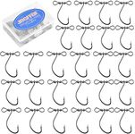 Drop Shot Fishing Hooks - 100Pcs/40