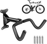 SuQurtom Bike Wall Mount Hanger Rack,Adjustable Bike Storage Rack,Wall Mounted Bike Hanger with Foam Padded Protective for Indoor or Garage Bike Storage and Space Saving