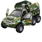 Magicwand 1:32 Scale Die-Cast G-Patton Military with 6 Openable Doors,Music,Lights & Pull Back Action【3 Yrs & Up】【Pack of 1】【Colors as Per Stock】