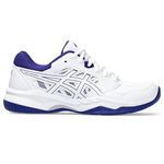 ASICS Women's Gel-RENMA Pickleball Shoes, White/Eggplant, 9 UK