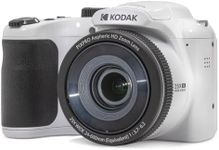 KODAK Pixpro Astro Zoom AZ255 - 16 MP Digital Bridge Camera, 25X Optical Zoom, 1080p HD Video, 24mm Wide Angle, Optical Image Stabilizer, 3-Inch LCD Screen, AA Battery - White