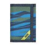 PUMA Kids' Rise Trifold Wallet, Navy/Green, One Size