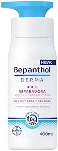 BEPANTHOL Crema Hidratante Corporal Piel Seca - Derma Reparadora Loción - Hidratación Inmediata y Duradera para la Piel Muy Seca y Sensible - Uso Diario - 400 ml - Sin Perfume Ni Colorantes