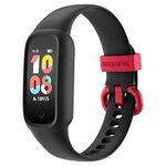 BIGGERFIVE Vigor 2 L Kids Fitness Tracker Watch for Boys Girls Ages 5-15, IP68 Waterproof, Activity Tracker, Pedometer, Heart Rate Sleep Monitor, Calorie Step Counter Watch, Black