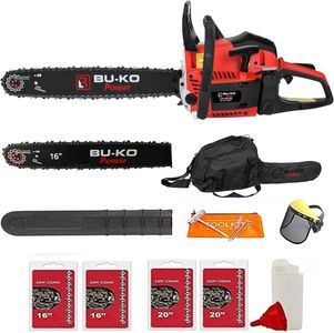BU-KO 65cc Petrol Chainsaw 20" – 20 Inch Gas Powered Saw