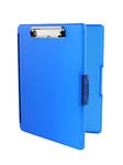 Dexas 3517-J2728 Slimcase 2 Storage Clipboard with Side Opening, Royal Blue, 12.5 x 9.5 inches