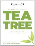 The Eye Doctor Tea Tree Oil Eyelid Wipes - 80 x Single Use Eye Cleaning Wipes for Daily Lid Care - Individual Preservative Free Sensitive Eye Cleaner - Soothes Cleans and Refreshes