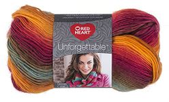 RED HEART Unforgettable Yarn, Sunrise