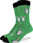 Good Luck Sock Men's Bunny Rabbit Easter Socks, Adult