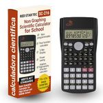 Red Star Tec Scientific Calculator SC 216 GCSE & A Level School Calculator for Students Non Graphing Suitable for Business Use