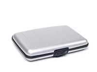 Metafun RFID Blocking Wallet/Credit Card Holder [5 Slots | Aluminum] - As seen on TV (Silver)