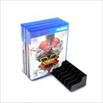 Porro Fino PS4 PS5 Accessories 2 pcs 10 in 1 Game CD Discs Storage Bracket Holder for Sony Playstation 4 ps4 pro ps4 slim Games Disk Stand